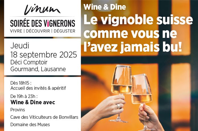 Soirée Vigneronne à Lausanne