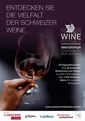 Flyer Swiss Wine Festival Winterthur